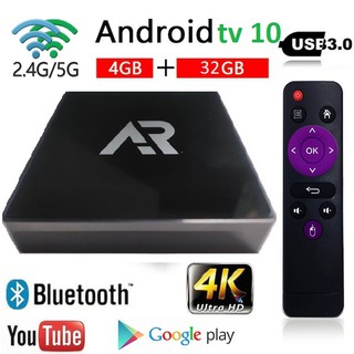 Android Box AR , Android TV 10, Ram 4GB, ROM 32GB, CPU RK3318,Wifi 2.4/5.0GHz, Bluetooth 4.1, cấu hình khủng, giá tốt