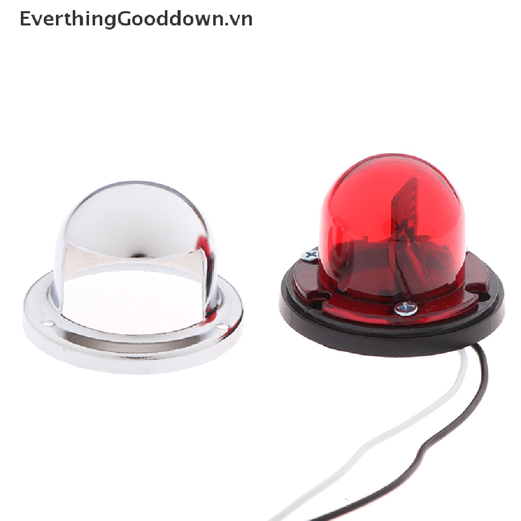 Everthinggooddown 2 Đèn Tín Hiệu LED Xanh Lá / Đỏ Bằng Thép Không Gỉ Cho Tàu Thuyền