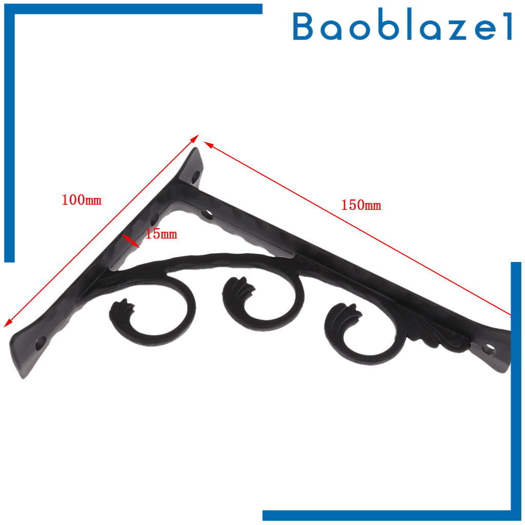 [BAOBLAZE1]2pcs L Shaped Angle Bracket Supporter Store Commodity Shelf Bracket 15x12cm