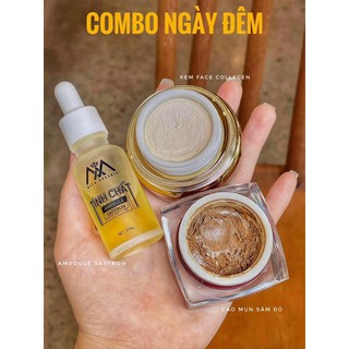 Combo ngày đêm trắng da - sạch mụn