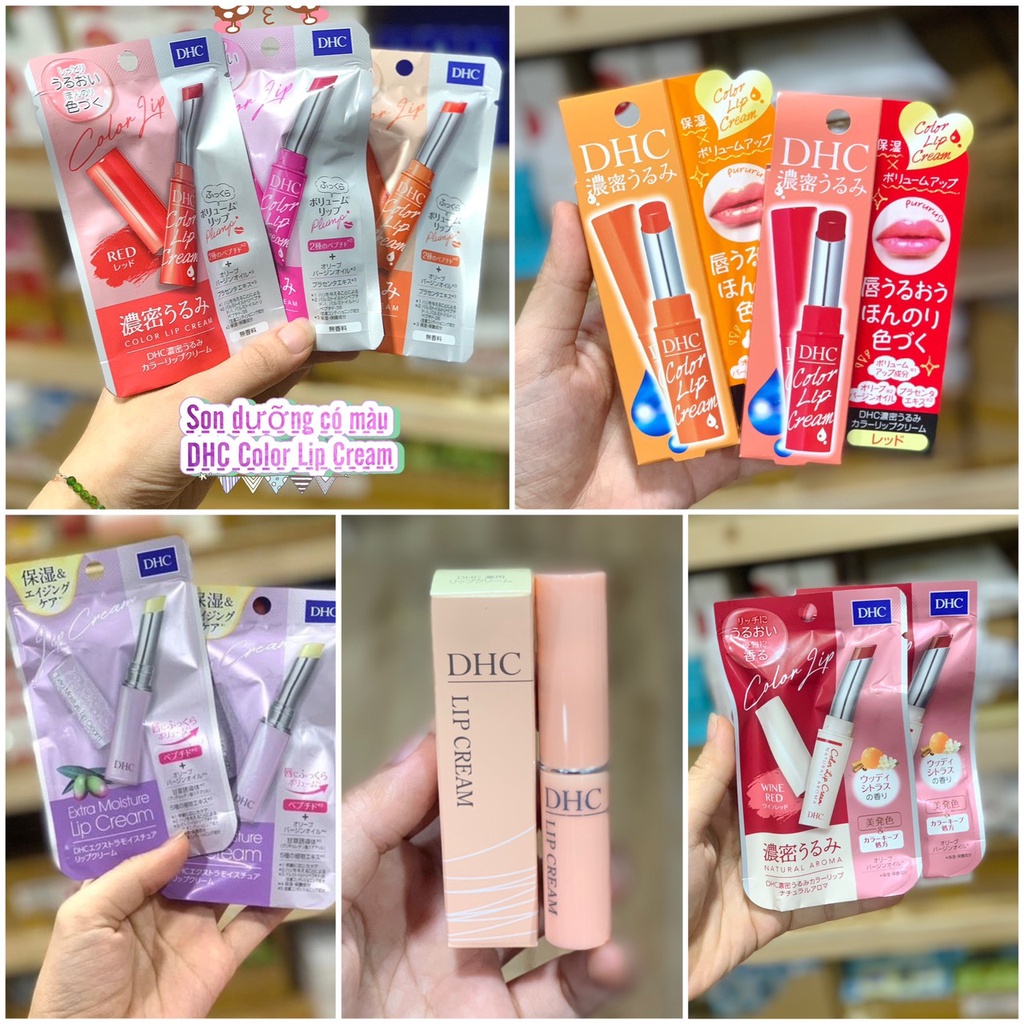 Son Dưỡng Môi DHC Lip Cream 1,5g các loại