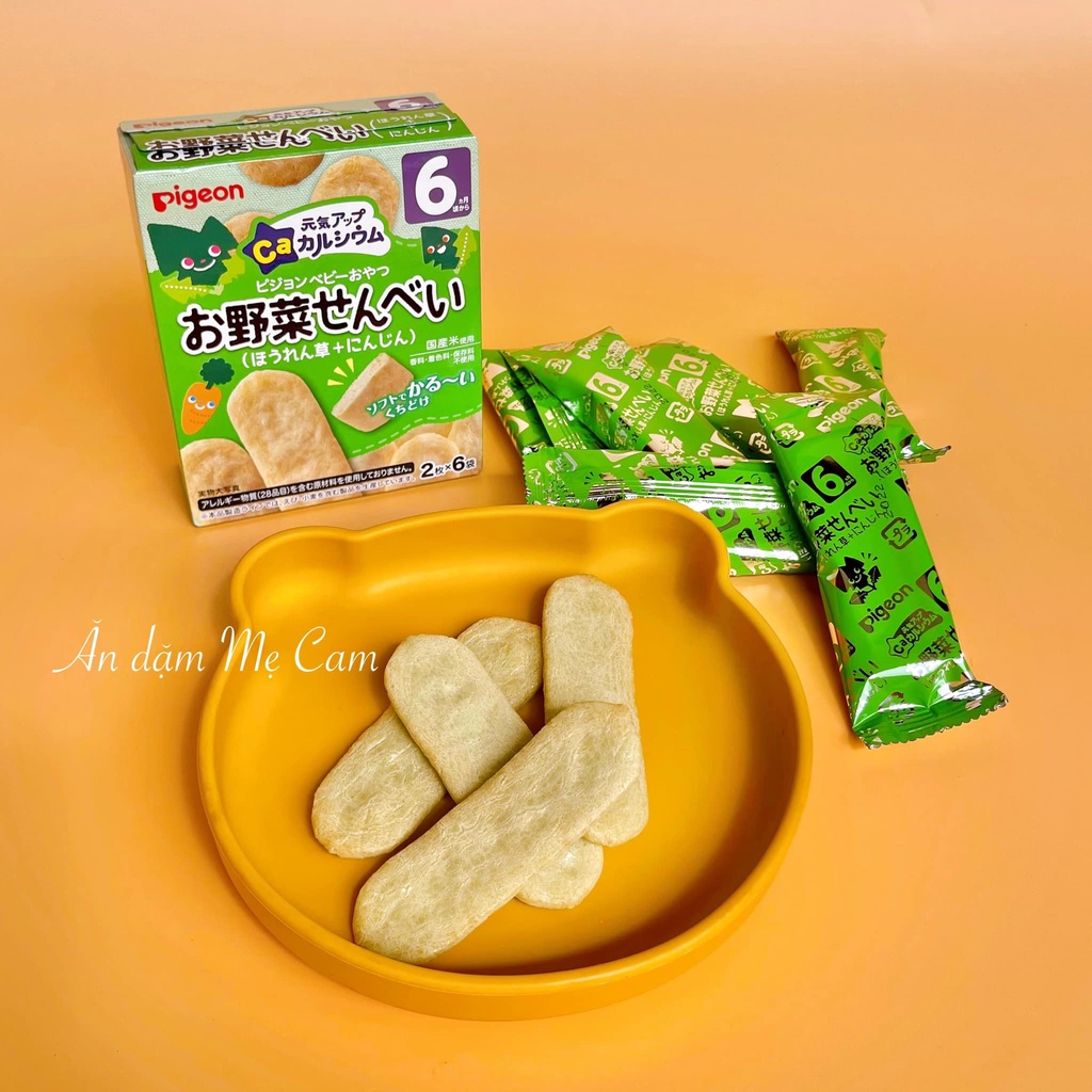 BÁNH GẠO PIGEON NHẬT BẢN CHO BÉ TỪ 6 THÁNG