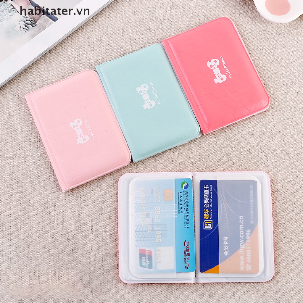 Ví đựng thẻ 12 ngăn bằng nhựa Pvc tiện dụng