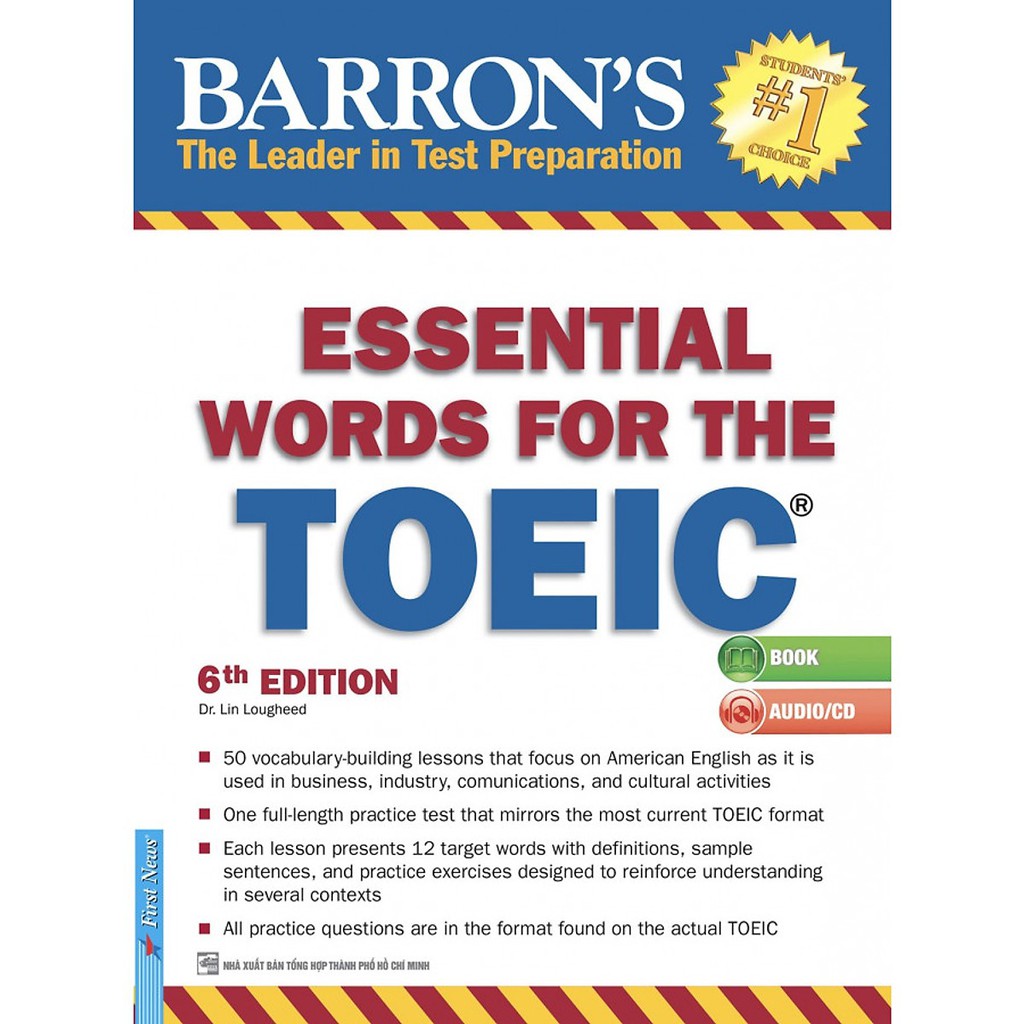 Sách - Barron's Essential words for the TOEIC test - 6th edition