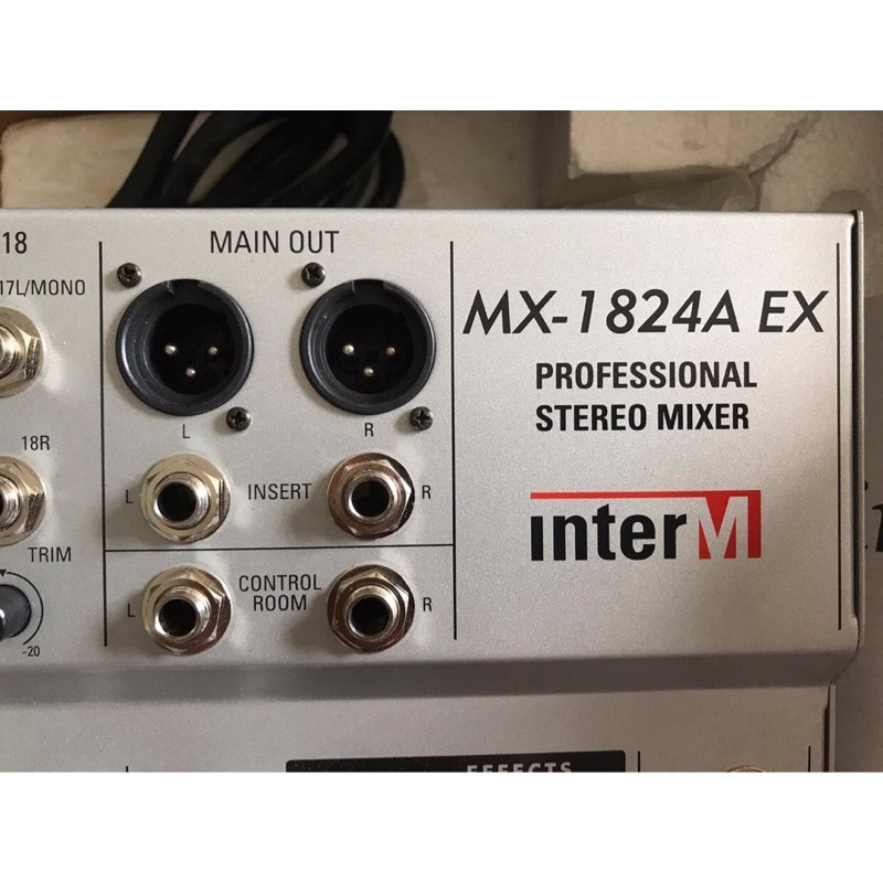 Mixer InterM MX1824A EX chính hãng Hàn Quốc, đi show, hát Karaoke tuyệt hay