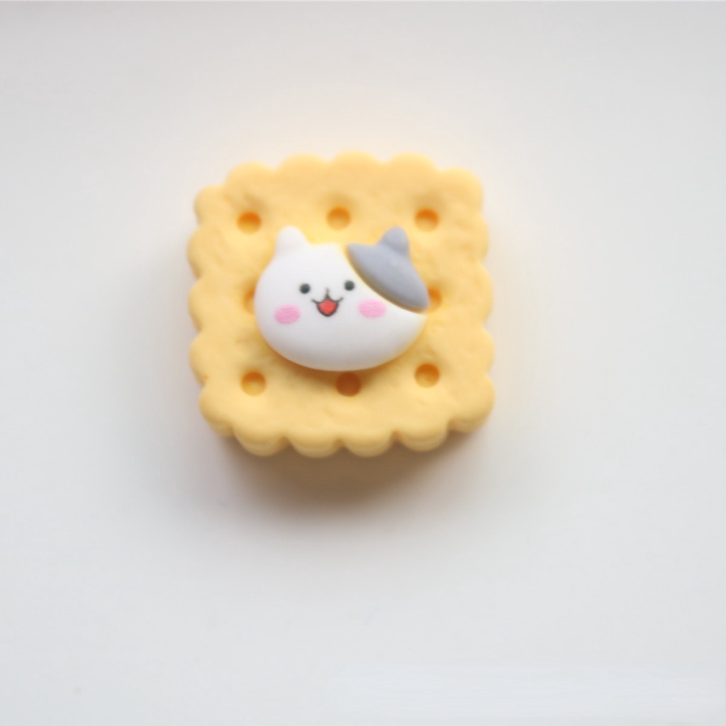 Phụ Kiện Trang Trí Ốp Điện Thoại Hình Bánh Quy Hoạt Hình Dễ Thương