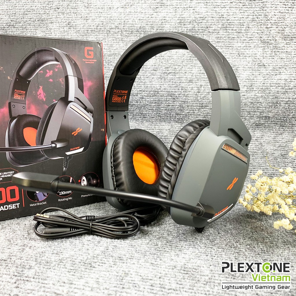 [Chính hãng] Tai nghe Gaming Chụp Tai Plextone G800 có Mic hỗ trợ chơi game PUBG COD