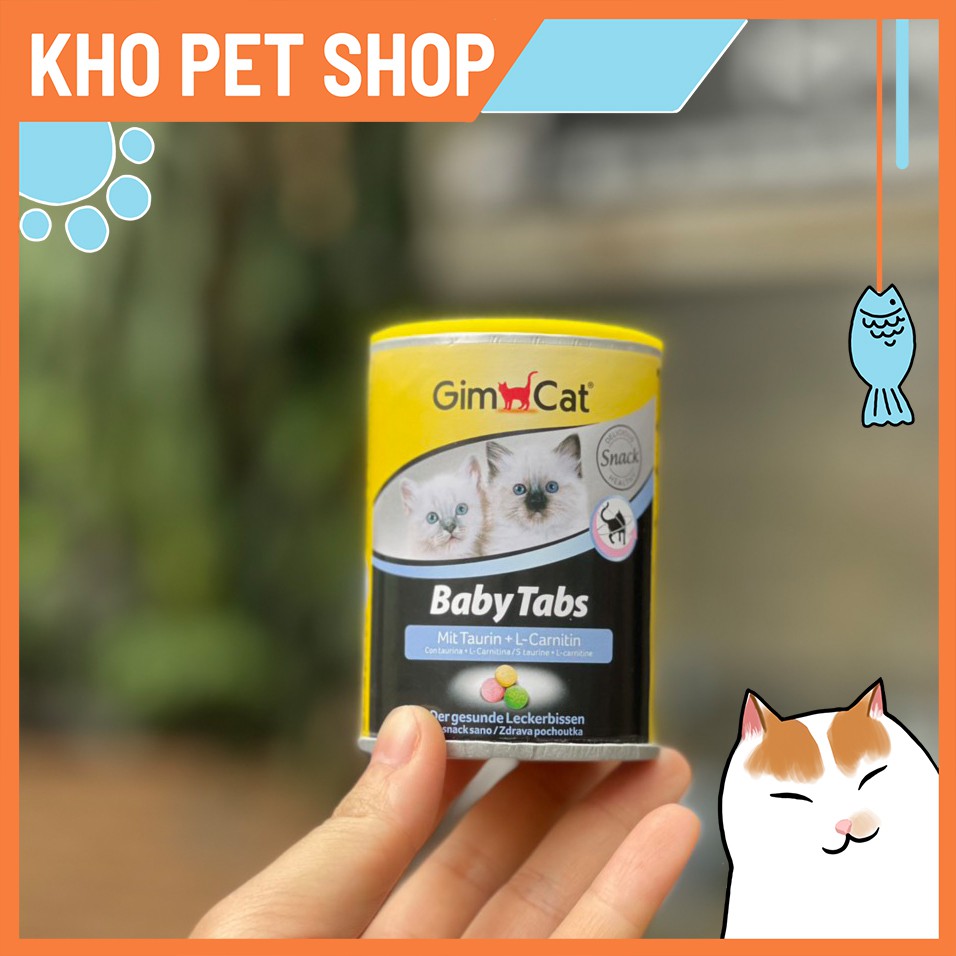 Gimcat BabyTabs - viên nhai dinh dưỡng cho mèo con
