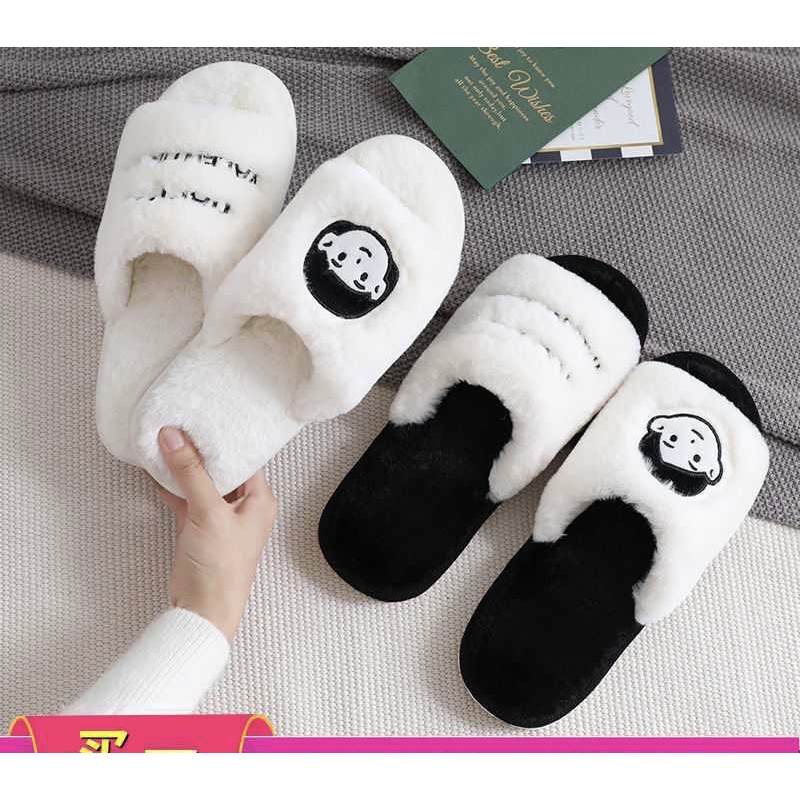 Dép lông cặp mang trong nhà cho nam và nữ