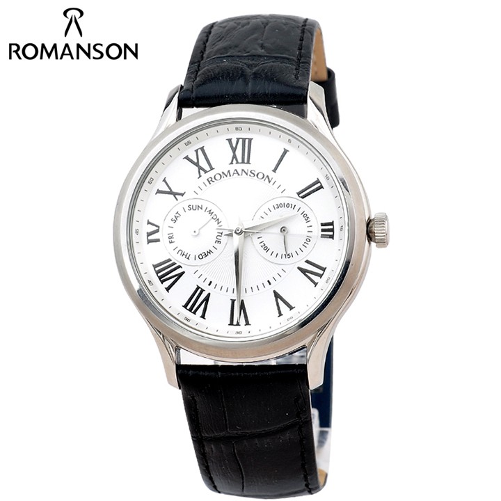 Đồng hồ Nam Romanson TL3204FMWWH , Chính hãng full box , Chống nước , Quartz , Dây d