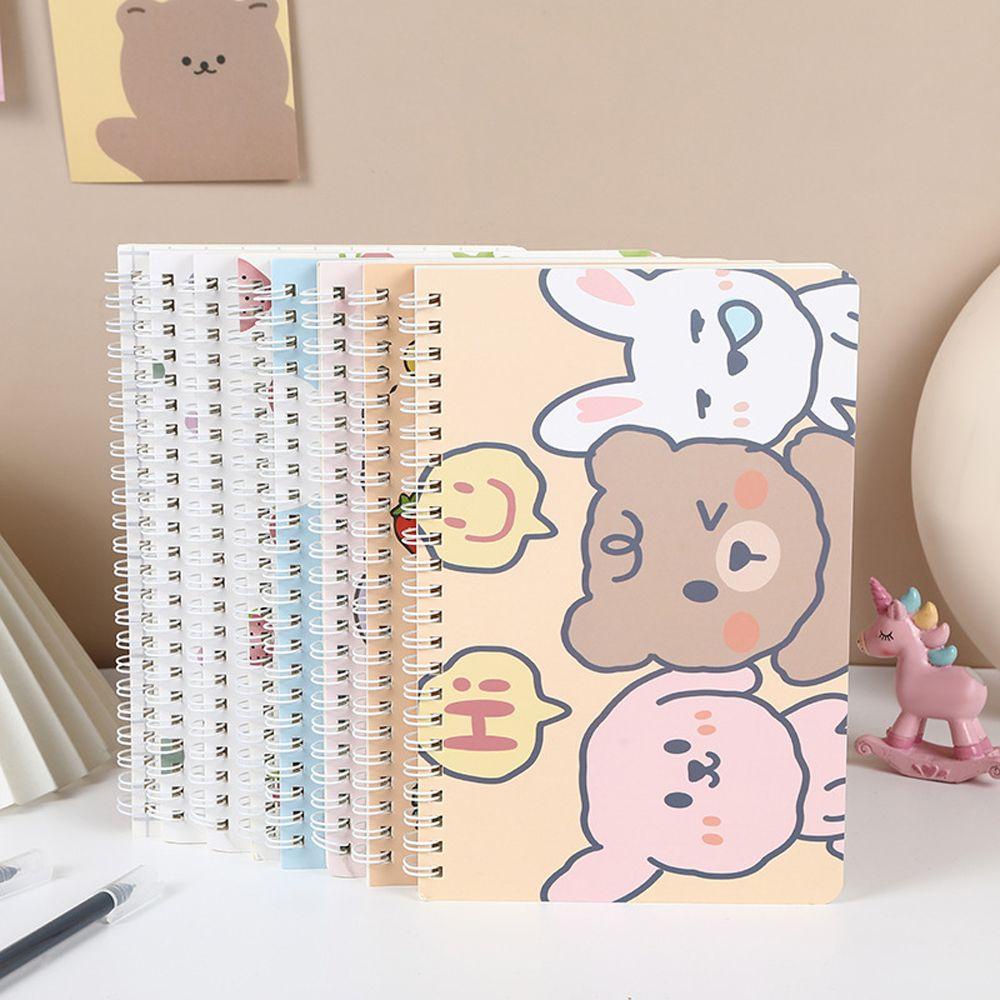 Sổ Ghi Chú Họa Tiết Thỏ Hoạt Hình Đáng Yêu Dành Cho Bé Gái