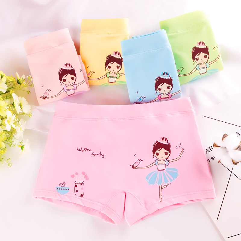 Chip đùi cotton - quần lót đùi cho bé gái 2 tuổi-12 tuổi (12-30kg) No.01049