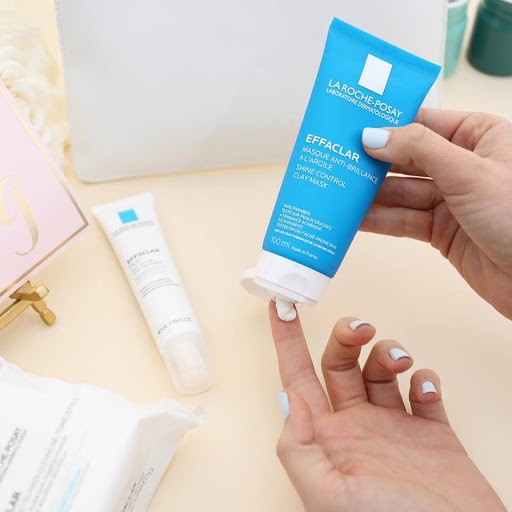 La Roche-Posay Effaclar Masque Sébo Régulateur - Mặt Nạ Bùn Làm Sạch, Giảm Mụn Cho Da Dầu 100ml