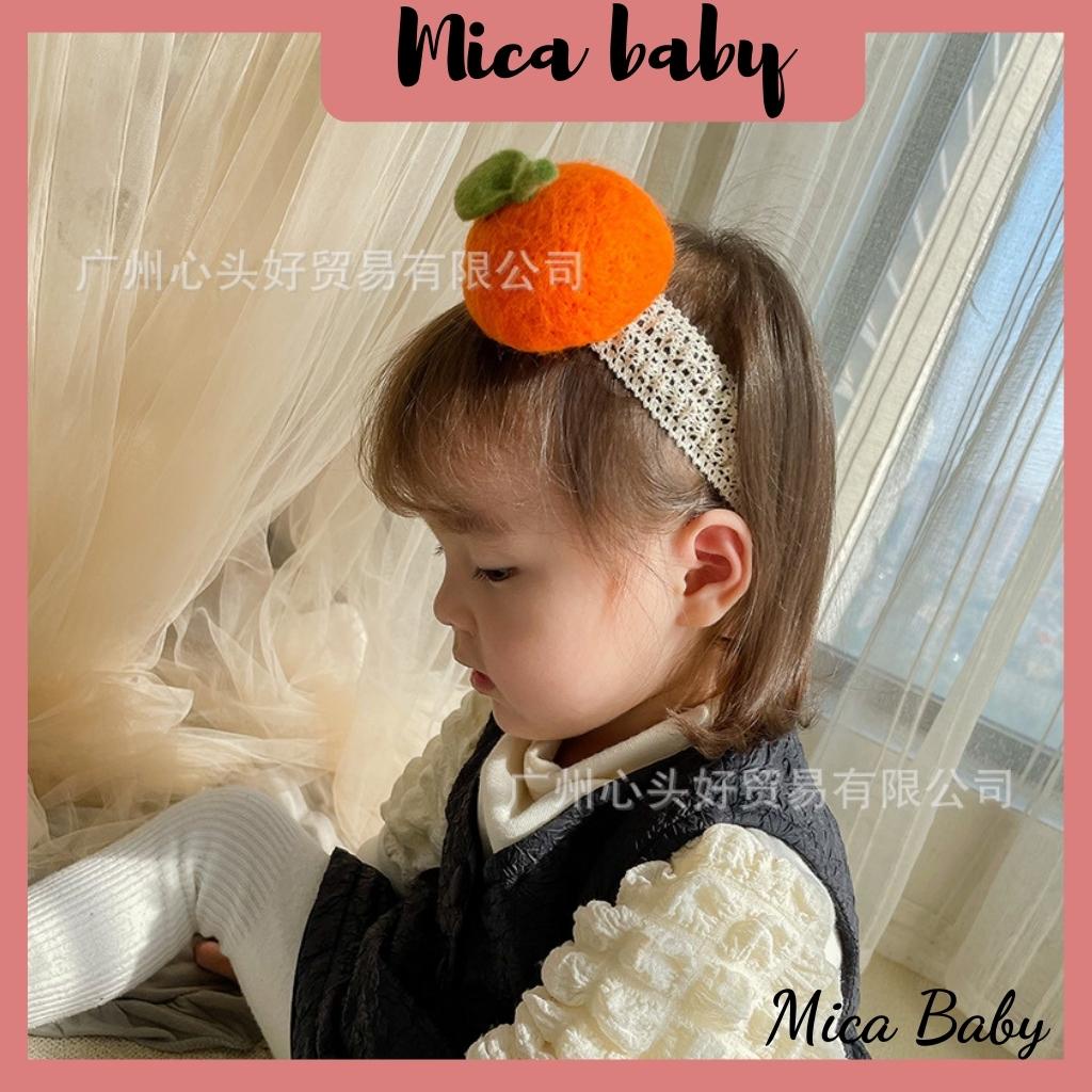 Băng đô turban hình hoa quả đáng yêu cho bé Mica baby BD35