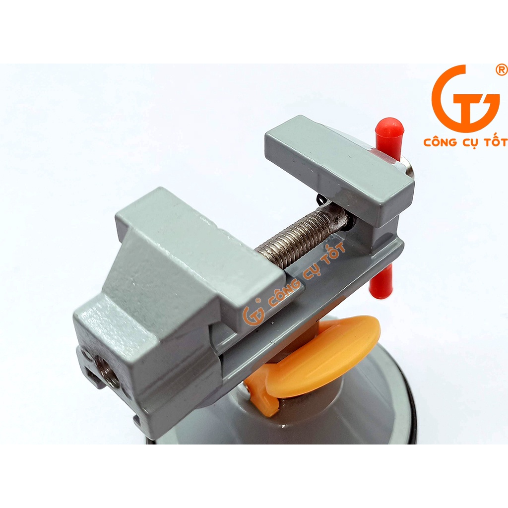 Ê tô mâm xoay hít bàn kẹp phẳng độ mở 30mm