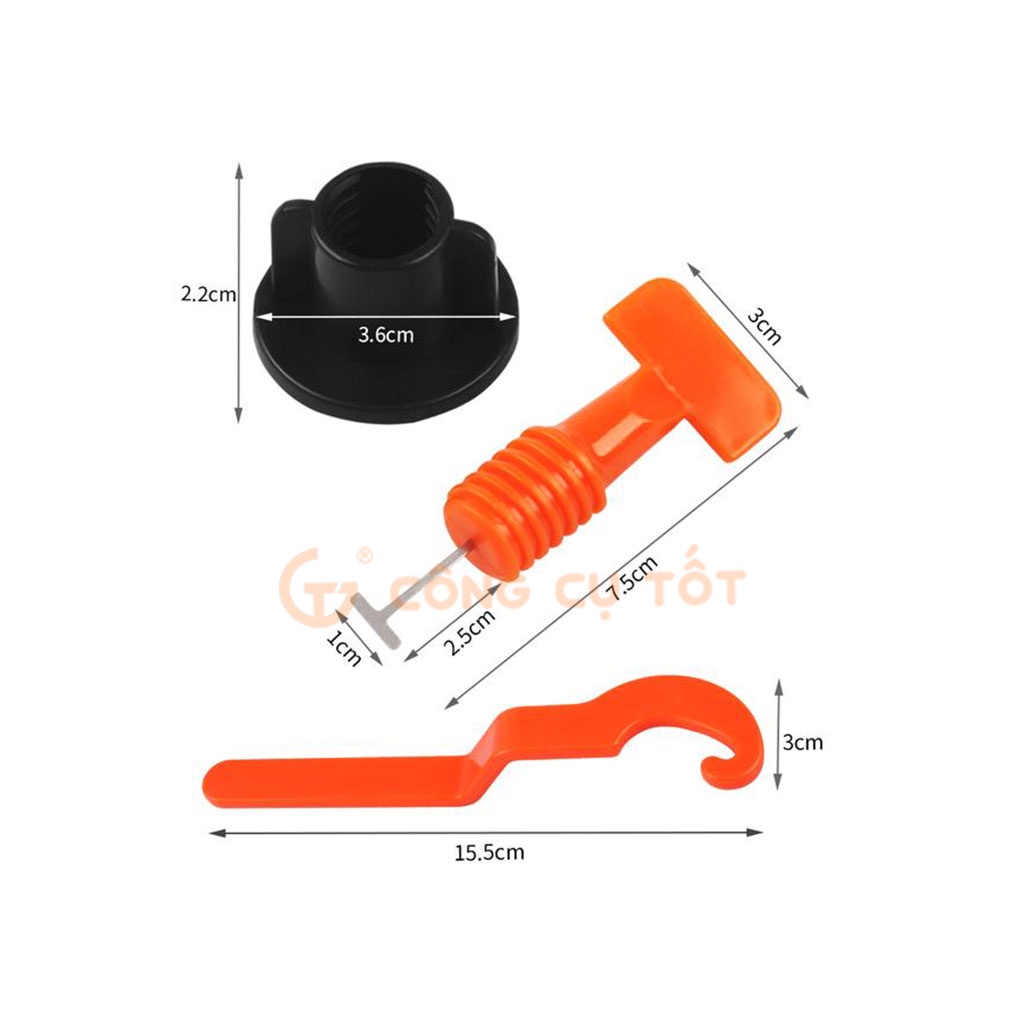 Sỉ ke ốp lát gạch - vít cân bằng ốp gạch 1.5mm