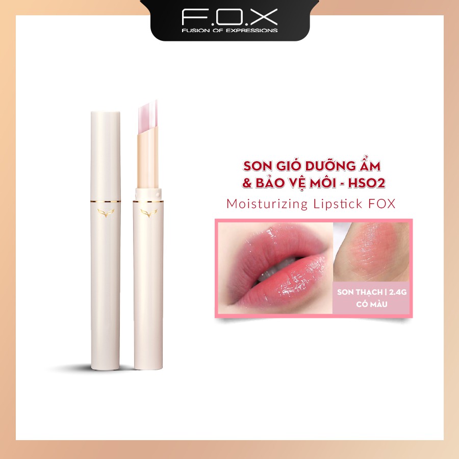 Son Gió Dưỡng Ẩm Và Bảo Vệ Môi F.O.X Moisturizing Lipstick 2.4g