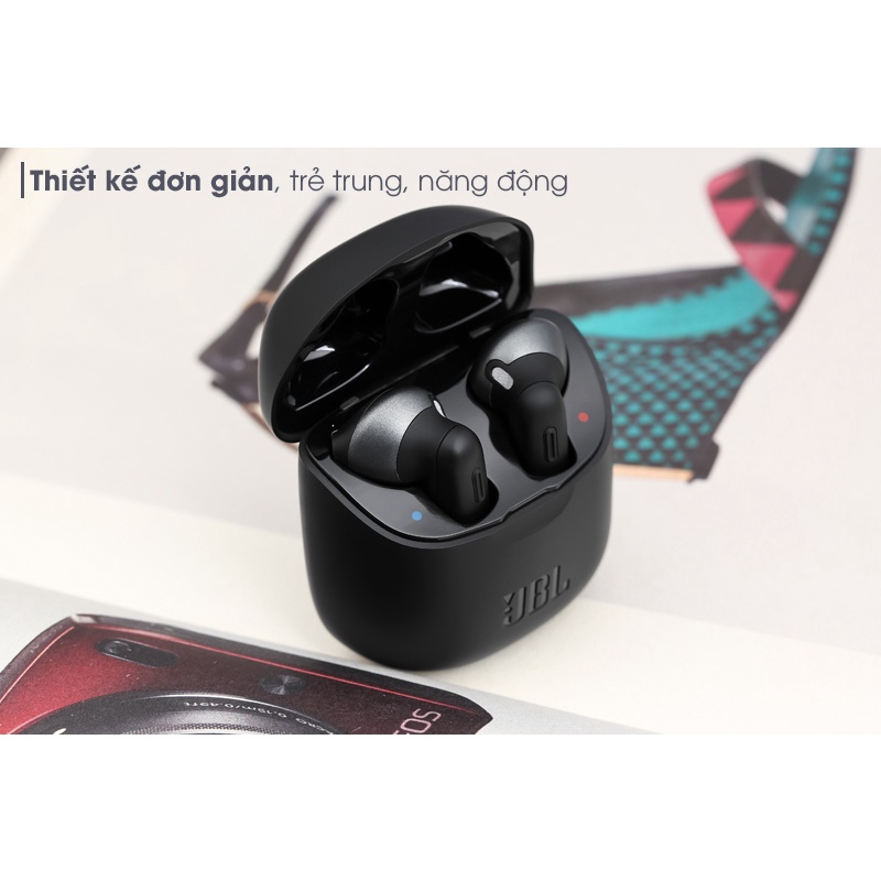 Tai Nghe Bluetooth Không Dây Tune 220 TWS, Tai Nghe nhét tai bản Quốc Tế đỉnh cao chống ồn dùng cho IOS Và Android