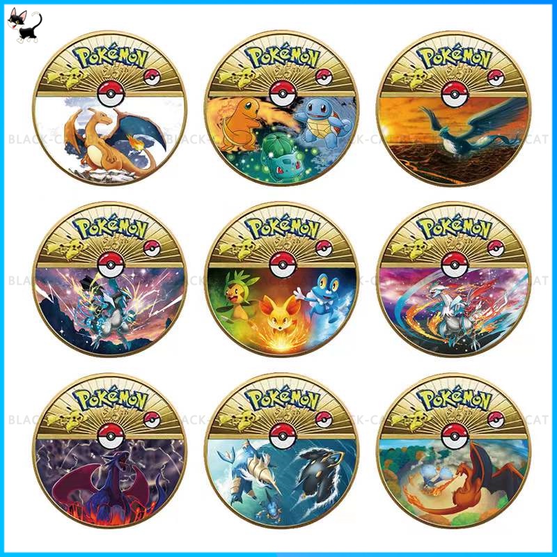 Đồng Xu Kỉ Niệm 25 Năm 2022 Nhân Vật Hoạt Hình Pokemon