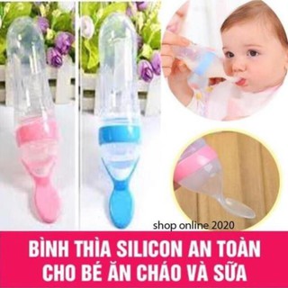 Bình thìa ăn dặm cho bé