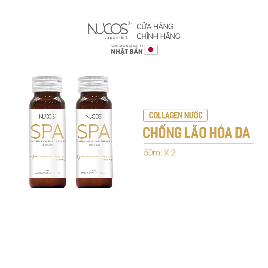Collagen nước căng bóng da ngừa lão hóa Nucos Spa 10000 50ml x 2 chai | BigBuy360 - bigbuy360.vn