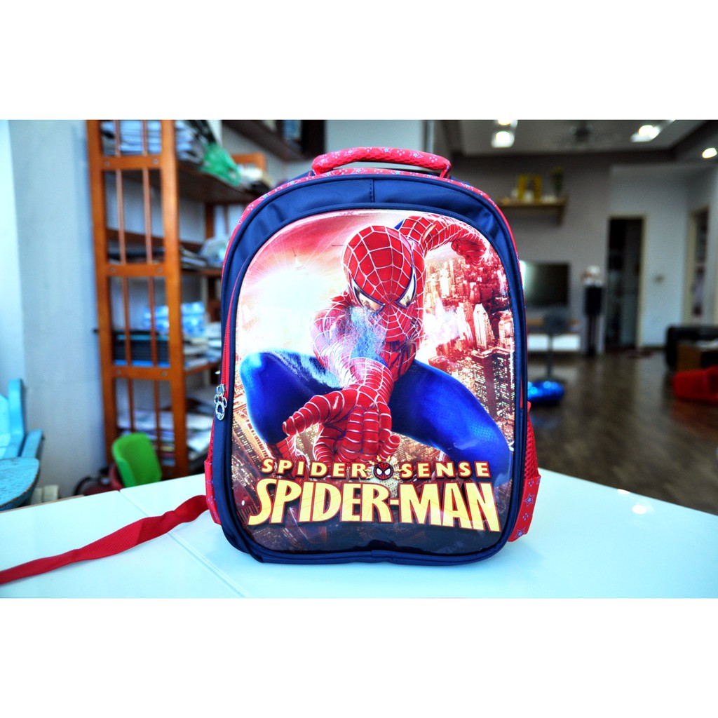 Balo người nhện Spider Man đỏ BBS03 cho bé trai cấp 1