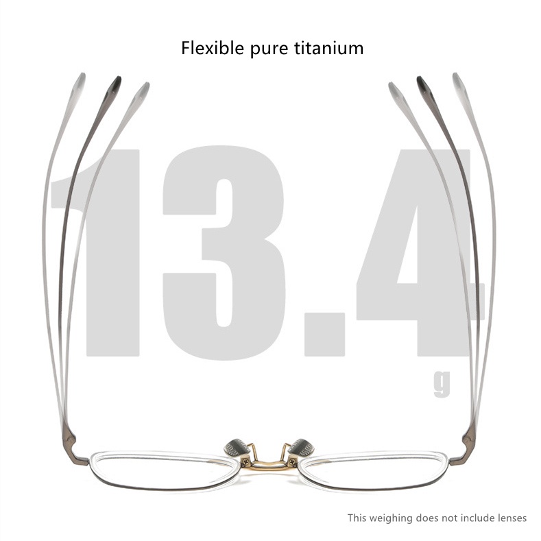Mắt kính titan phong cách Nhật Bản thời trang cho nam