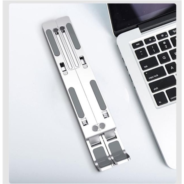 Giá đỡ tản nhiệt Wiwu S400A Urtechcorner Stand kim loại cho Macbook Laptop cho máy 12-17 inch có thể gấp gọn chắc chắn