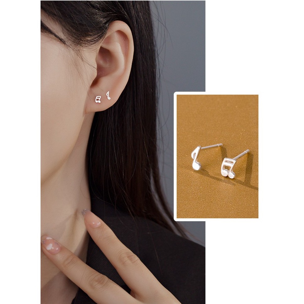 Khuyên tai nữ bông tai nữ bạc ta s999 set khuyên nhiều hình siêu xinh Cá jewelry