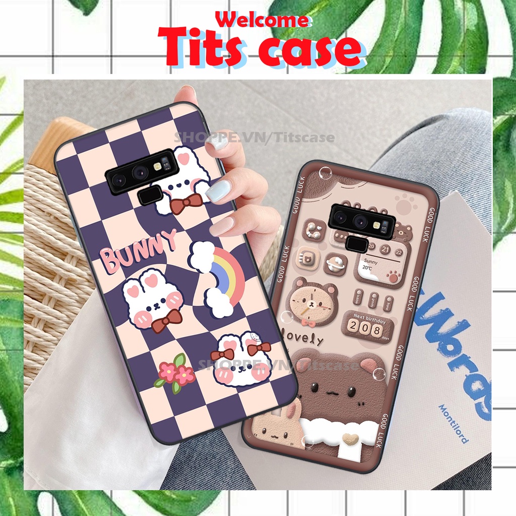 Ốp lưng Samsung Galaxy NOTE 9 in hình GẤU K@WS- BE@R COOL-CỰC XINH-RẺ-BỂN -ĐẸP