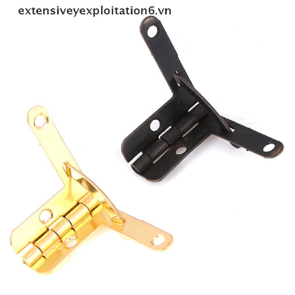 Bộ 10 Cái 90 Cái 90 Cái 90 Cái E6VN / E6VN Chất Lượng Cao° Bản Lề Hộp Gỗ 22 * 28MM Dùng Để Đựng Trang Sức / Rượu Vang Ốp