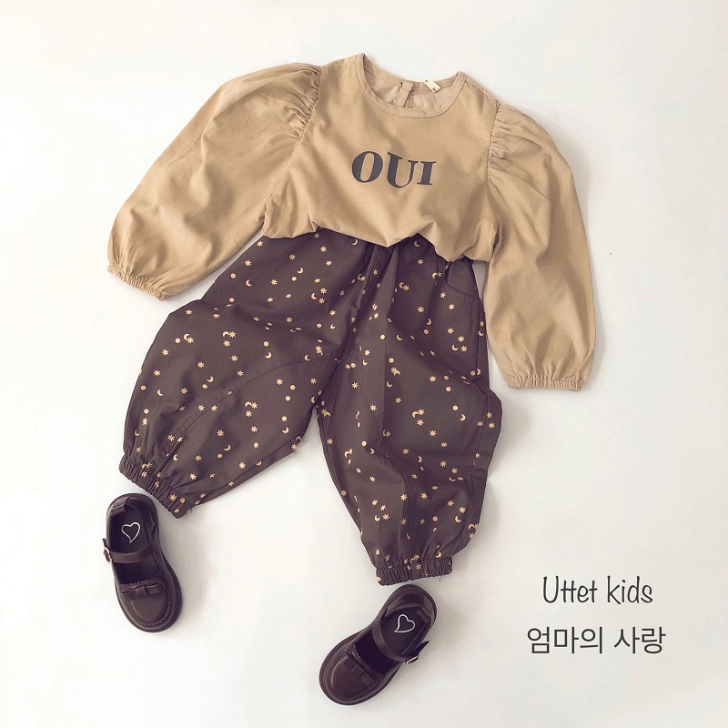 ÁO KIỂU TAY PHỒNG OUI DÀNH CHO BÉ GÁI VÀ BÉ TRAI SIZE 80 ĐẾN 120