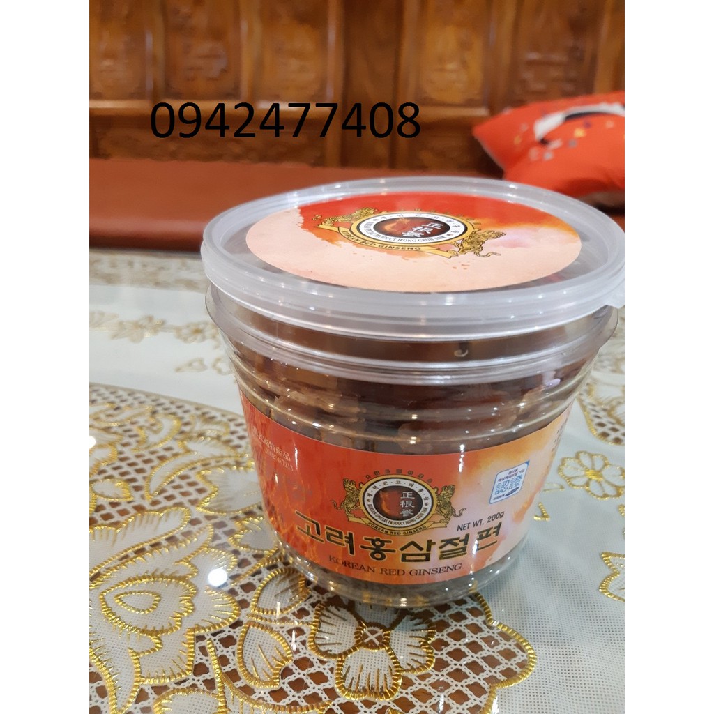 Sâm lát tẩm mật ong 200g Hàn Quốc
