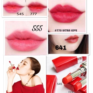 Son Dior Ultra Rouge 545, 777, 770, 555, 641 unbox