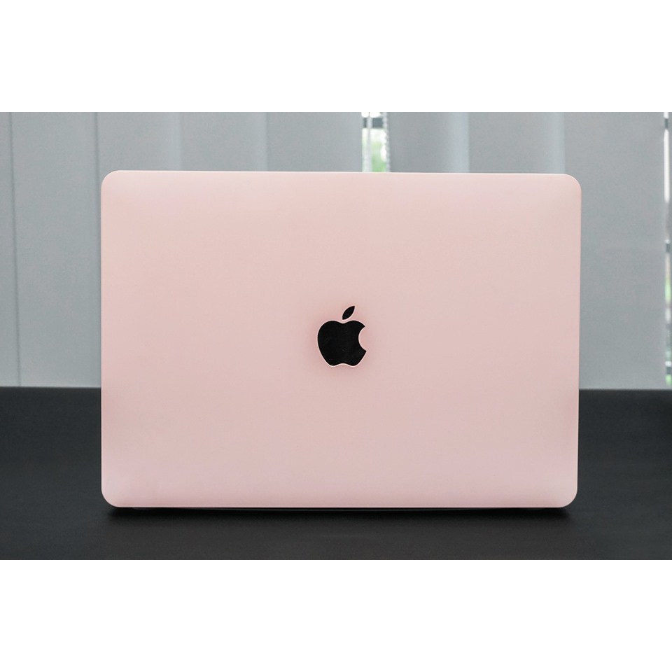 Combo Case ,Ốp + Phủ Phím Macbook Hồng Pastel (Tặng Kèm Nút Chống Bụi + Chống gãy đầu dây sạc )