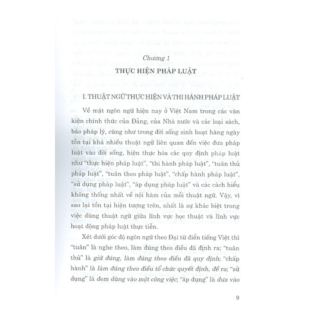 Sách - Thực Hiện, Áp Dụng Và Giải Thích Pháp Luật Ở Việt Nam
