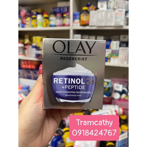 Kem OLAY retinol 24 Mỹ dưỡng da chống lão hoá dành cho ban đêm