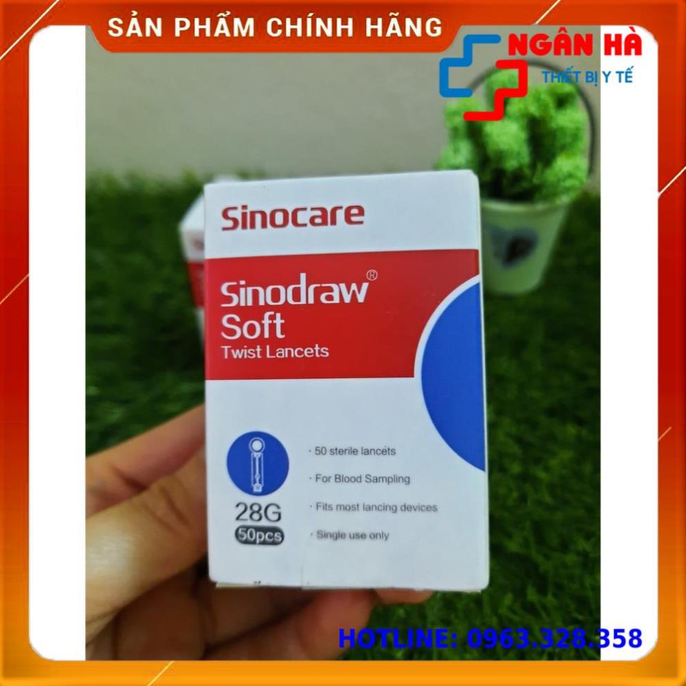 Kim chích máu - kim lấy máu tiệt trùng hộp 50 kim - [Hàng công ty]