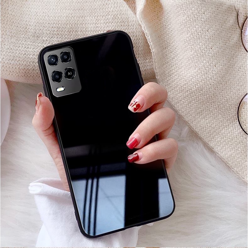 Ốp Lưng OPPO A54, A55 Mặt kính gương sáng bóng cao cấp
