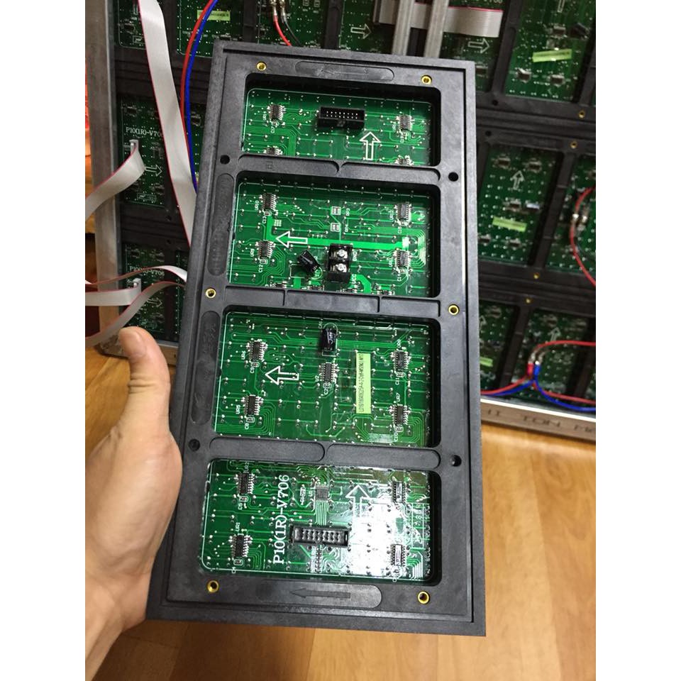 Tấm Module LED matrix P10  chính hãng Cailiang  màu đỏ