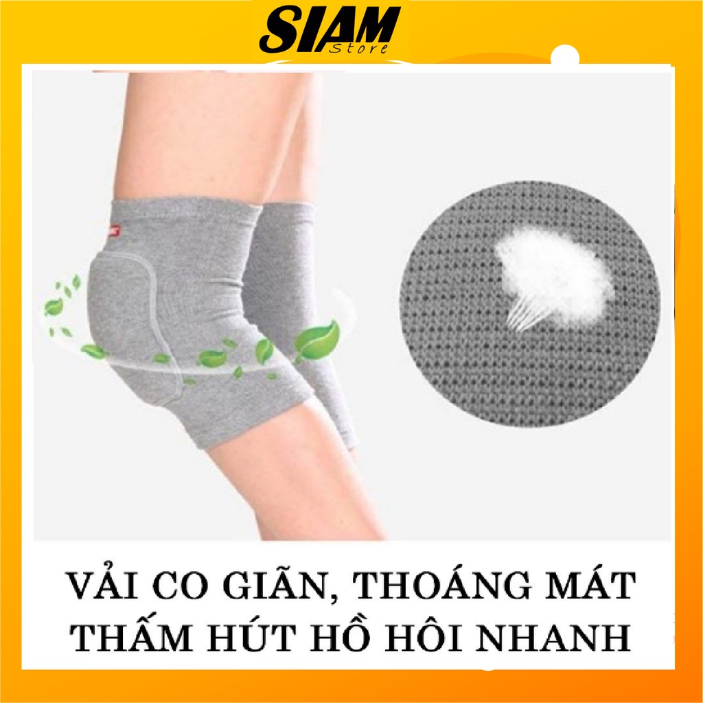Bó Gối, Xỏ Gối Bảo Vệ Đầu Gối Chơi Thể Thao Có Đệm Aolikes. Tập Yoga, Gym, Bóng Chuyền