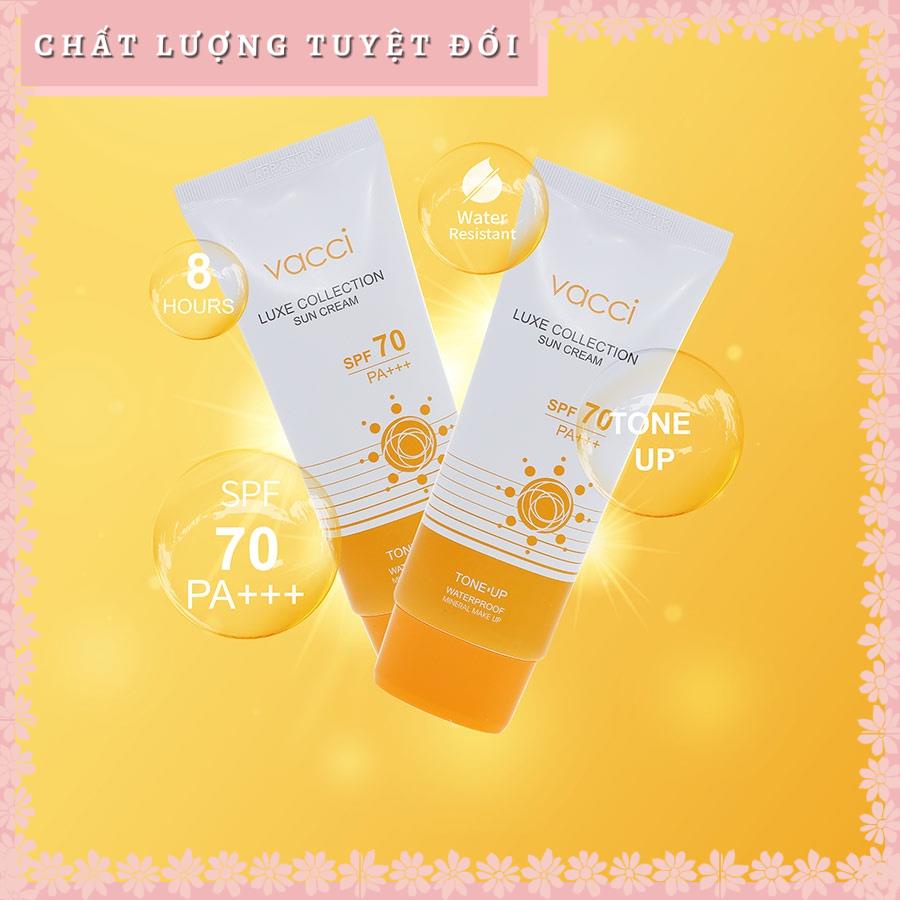 Kem Chống Nắng Vacci - Sun Cream VACCI (SPF 70PA+++ 70ml)