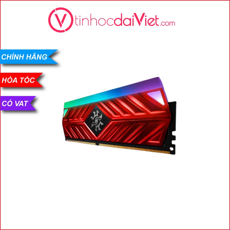 RAM Desktop Adata DDR4 XPG SPECTRIX D41 8GB 3200 RGB (RED) - Chính Hãng