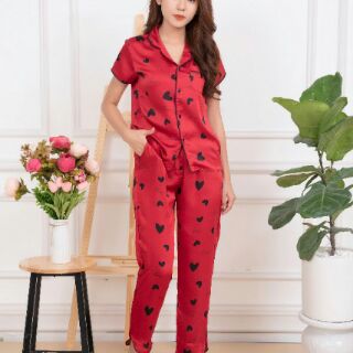 Bộ lụa mặc nhà cao cấp