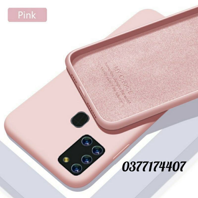 Ốp lưng dẻo màu KT Desing cho Samsung A21S chống bám bẩn dễ lau chùi