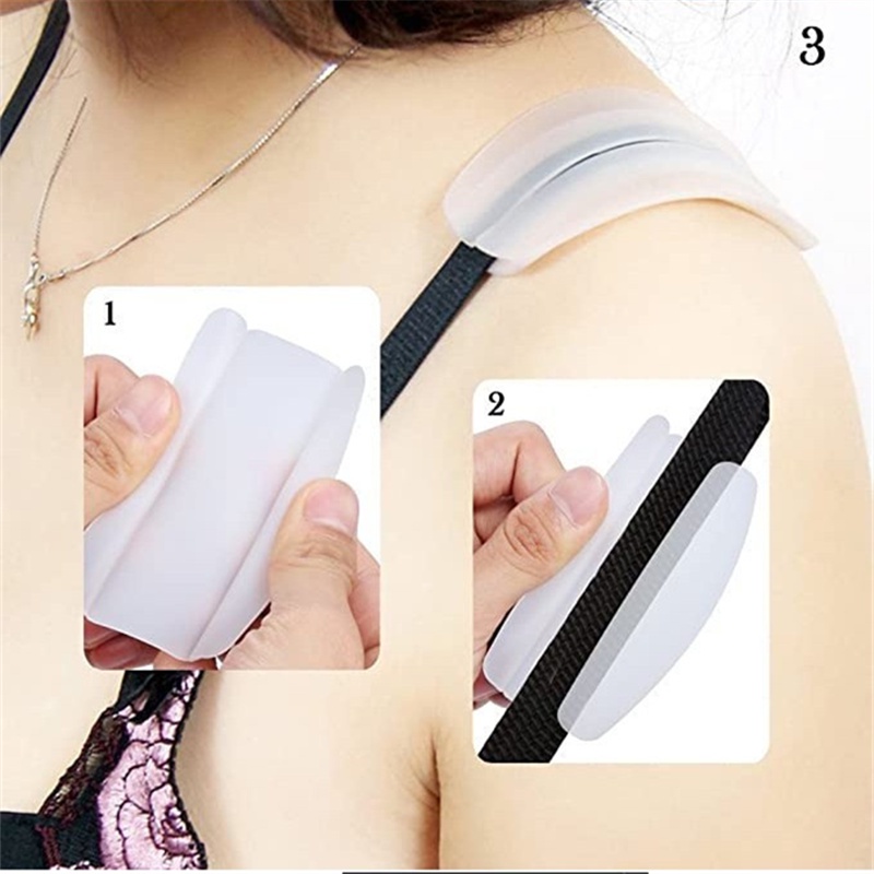 1 Cặp Dây Áo Ngực Silicone Không Trượt