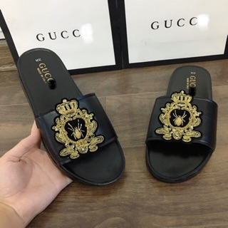 Dép lê nam gc thêu logo siêu cấp cực sang - rẻ vô địch