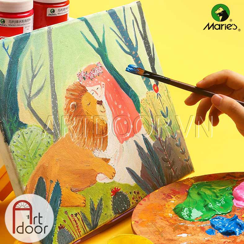 [ARTDOOR] Màu vẽ Gouache MARIES dạng Hũ lẻ (100ml)