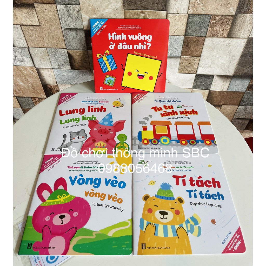 B.ộ s.á.ch E.h.o.n 5 qu.y.ển siêu đẹp + nội dung chất + Qr kể tr.u.y.ệ.n