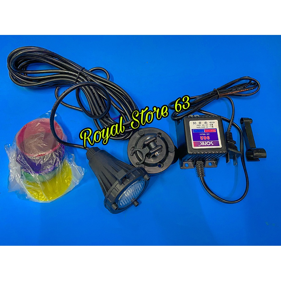 Đèn Led Âm Nước Sonic 982 Cho Hồ Koi – Non Bộ Sân Vườn